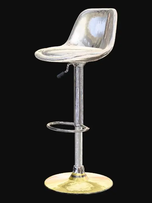 3D model for White Modern Bar Stool