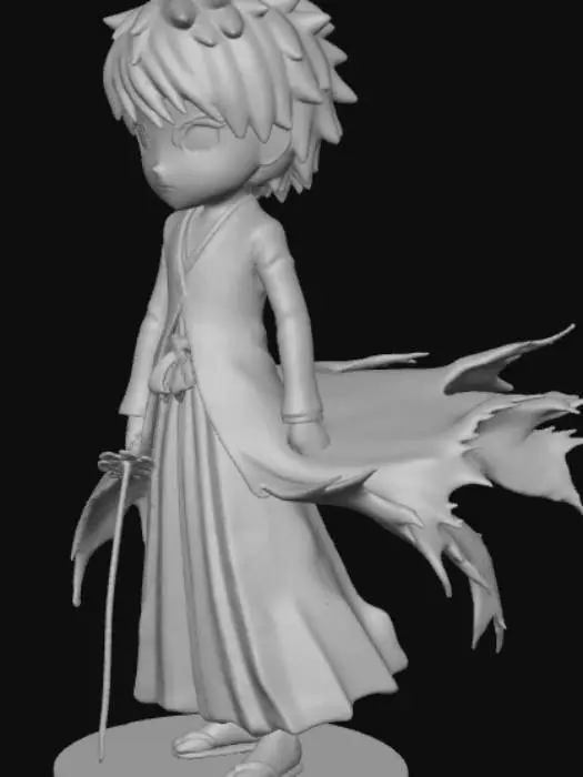 3D model for Ichigo Kurosaki - Soul Reaper Figure