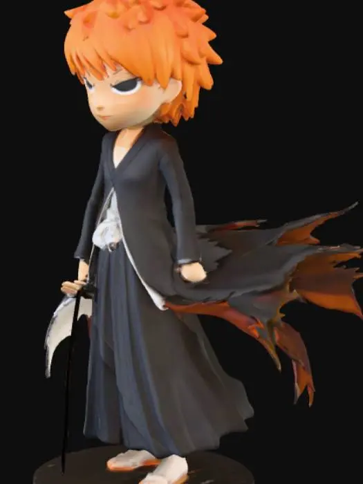 3D model for Ichigo Kurosaki - Soul Reaper Figure