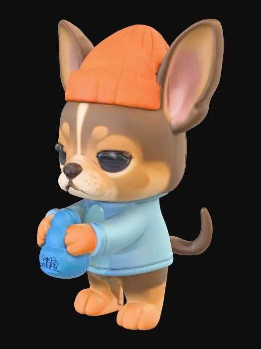 3D model for Chill Chihuahua