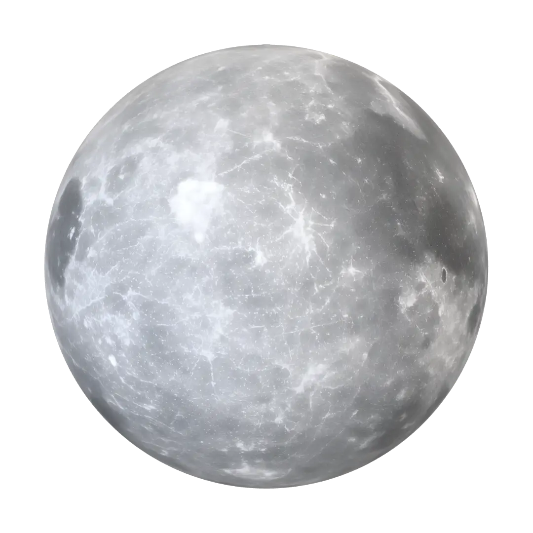 3D-модель Full Moon - Silhouette, згенерована ШІ