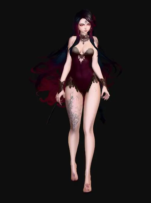 3D model for Crimson Enchantress