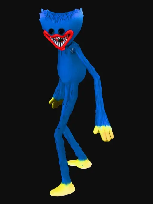 3D model for Blue Stretch Monster (huggy wuggy)