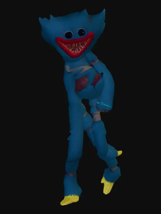 3D model for Blue Grin Monster (Huggy wuggy)