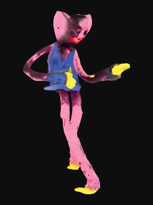 3D model for Neon Night Puppet (kissy missy)