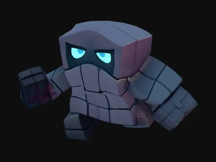 3D model for blockmancer
