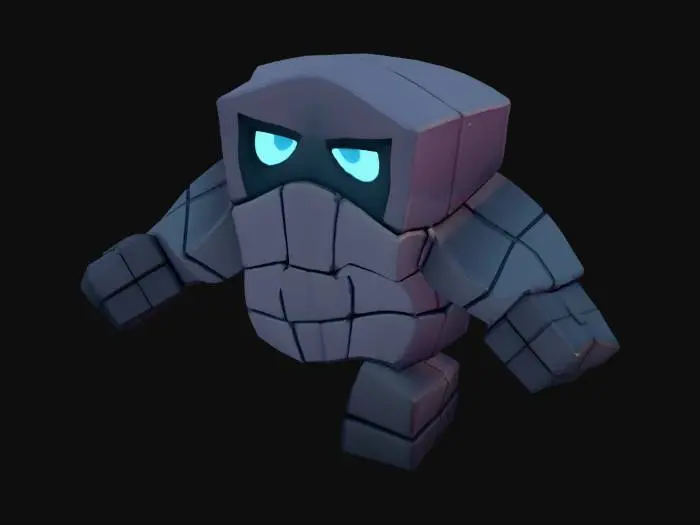 3D model for blockmancer