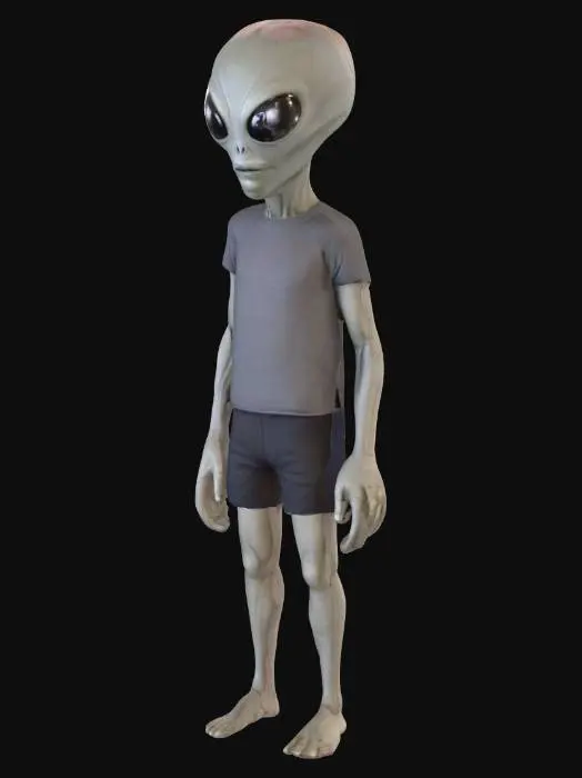 3D model for Alien Visitor
