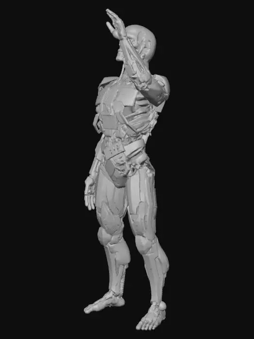 3D model for #villain#, Homo Ex Machina