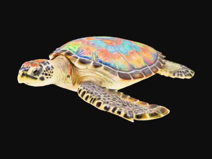 3D model for Colorful Shell Serenity