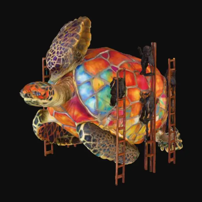 3D model for Rainbow Canvas