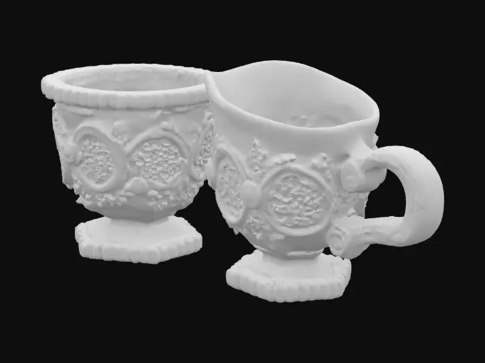 3D model for Ruby Glassware Set