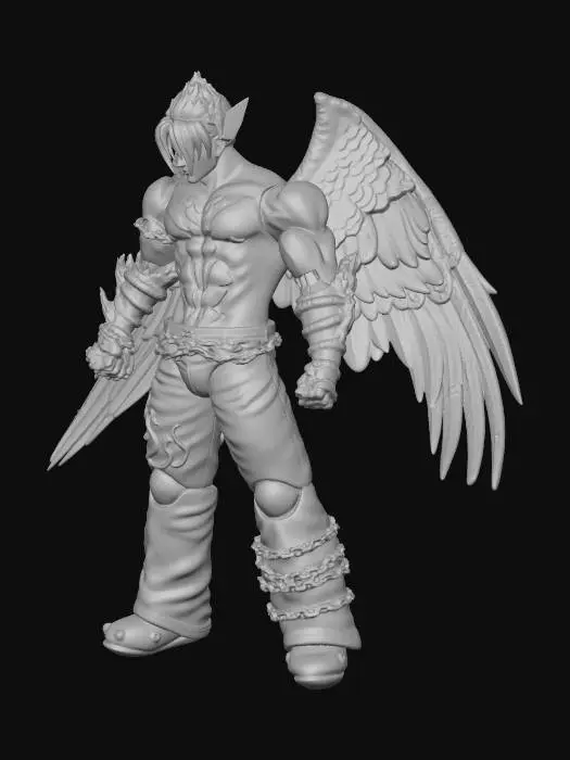 3D model for Winged Warrior Spirit