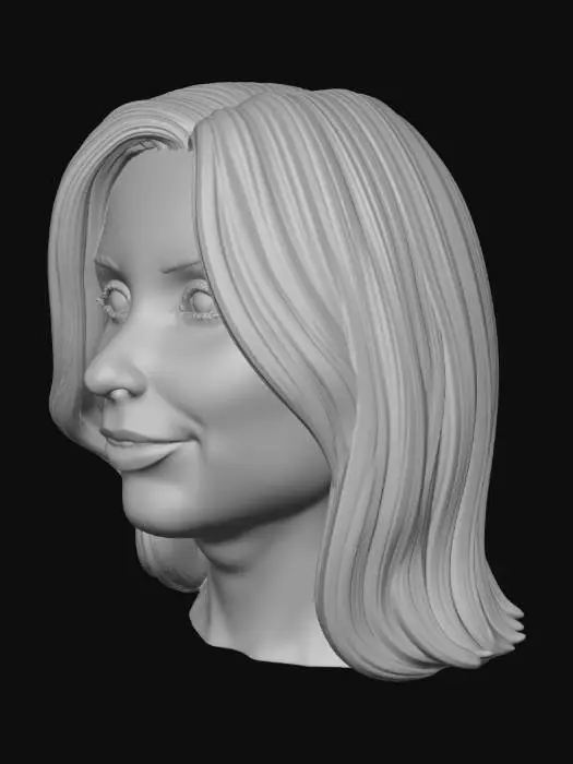 3D model for Sunlit Blonde Portrait