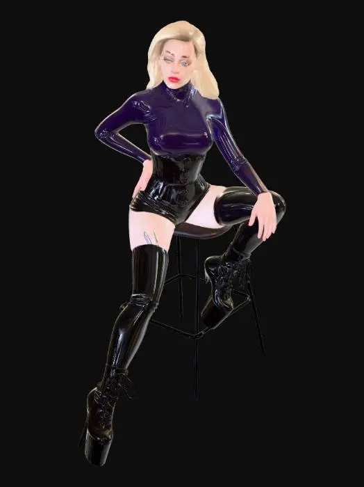 3D model for Crimson Latex Seductress