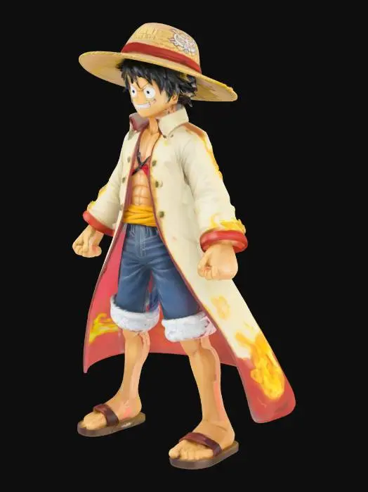 3D model for luffy gear 5