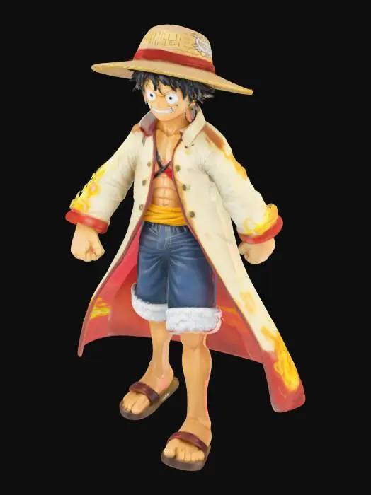 3D model for luffy gear 5