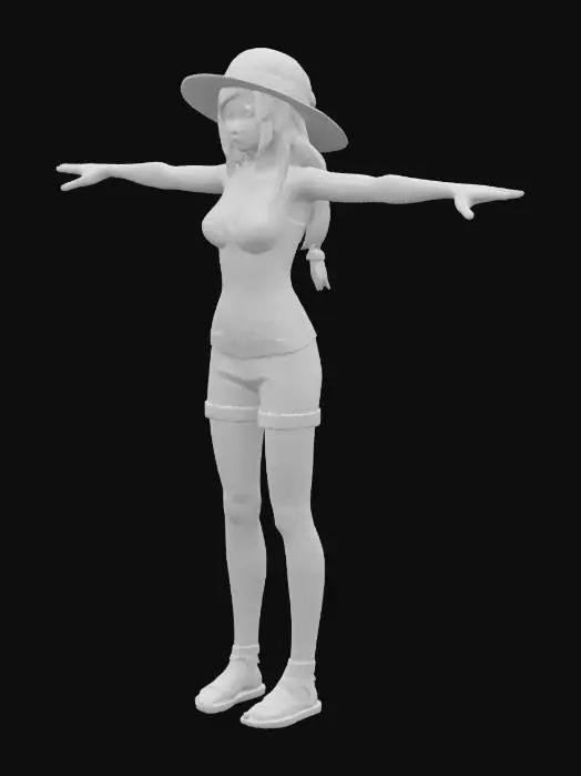 3D model for one piece nami