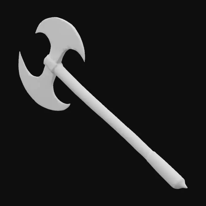 3D model for Double-Edged Battle Axe