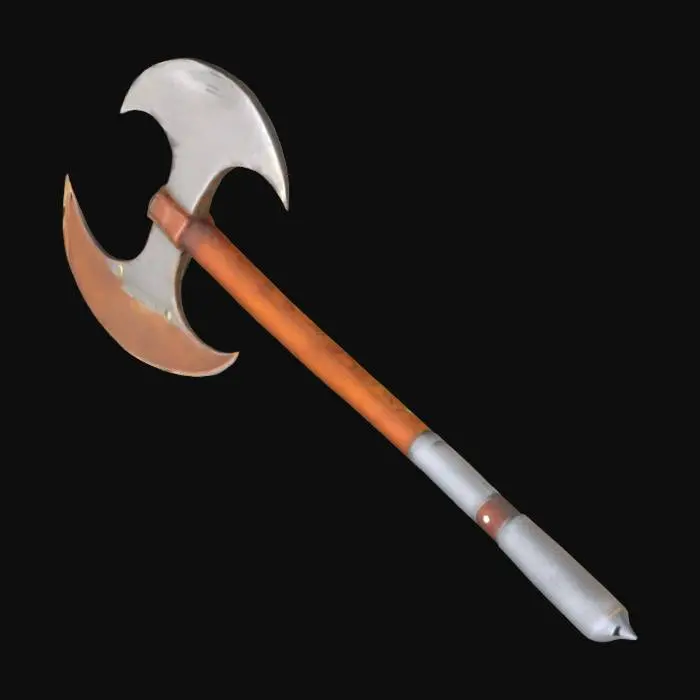 3D model for Double-Edged Battle Axe