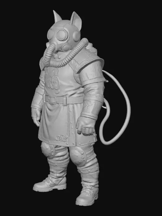 3D model for Celestial Hazard Warrior