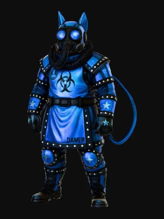 3D model for Celestial Hazard Warrior