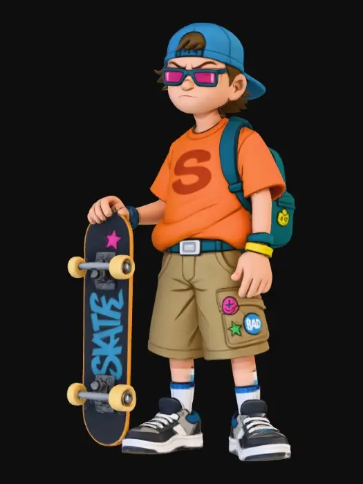 3D model for Skater Vibes