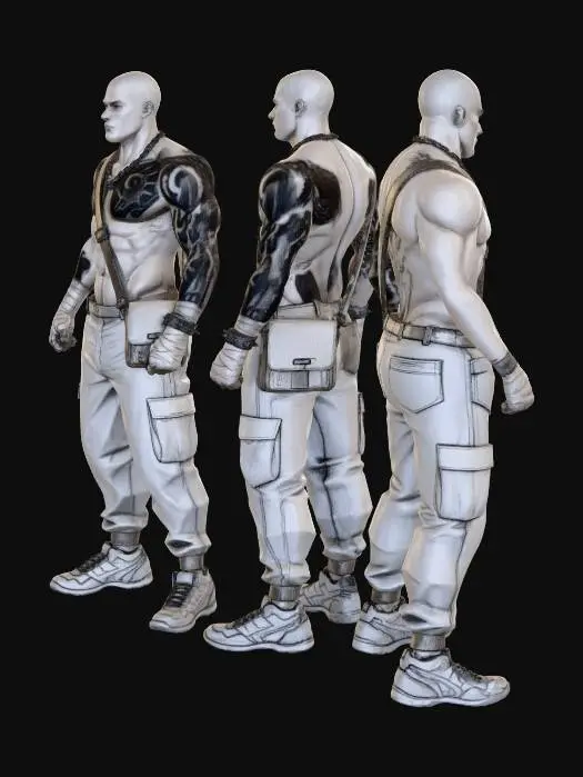 3D model for Warrior Design Study