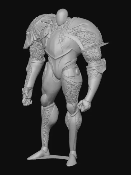 3D model for Crimson Sentinel