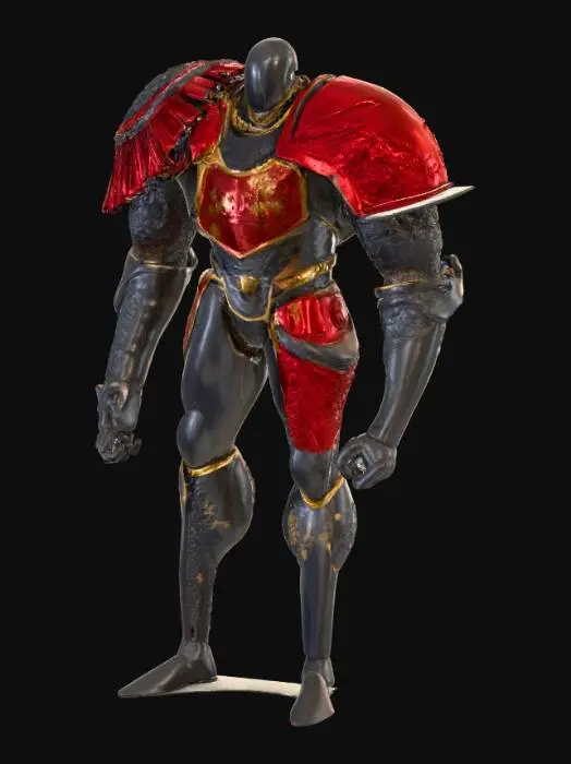 3D model for Crimson Sentinel