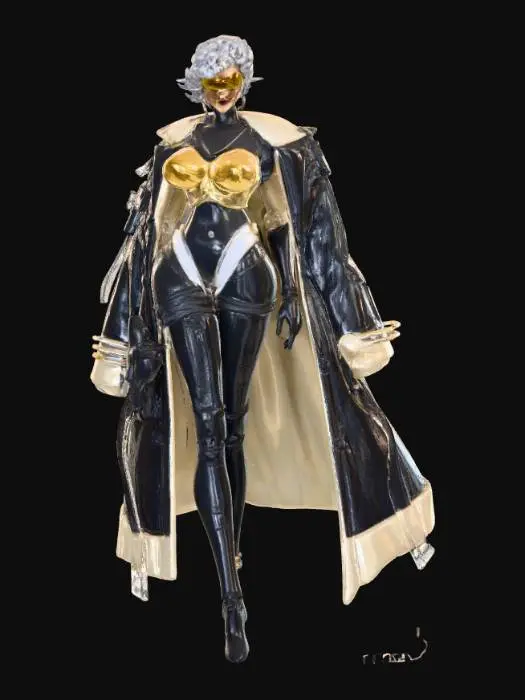 3D model for Cybernetic Elegance