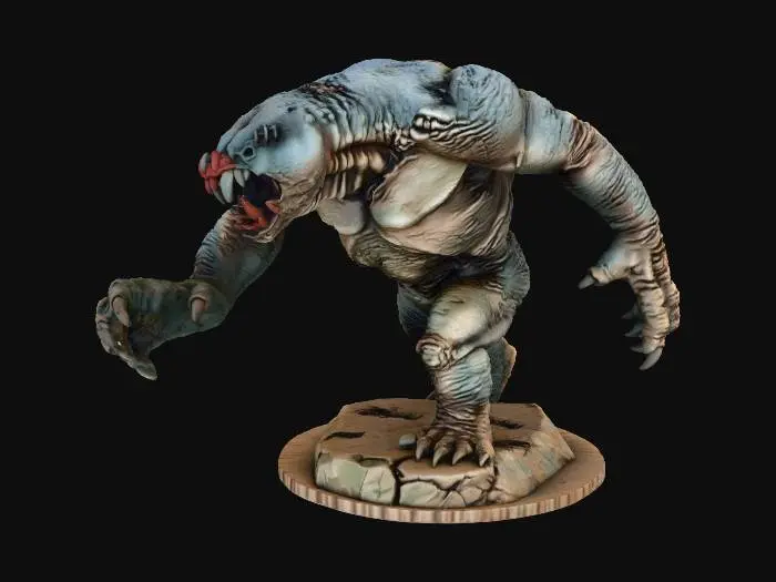 3D model for Fierce Beast Statue