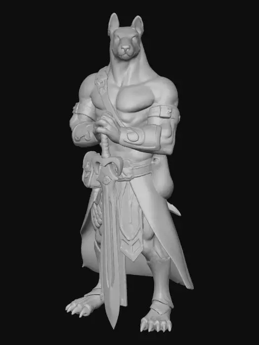 3D model for Hound Archon