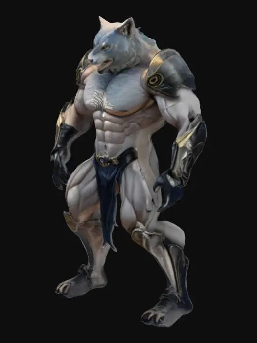 3D model for Lycan Warrior