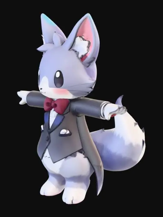 3D model for Starry Serenade Cat