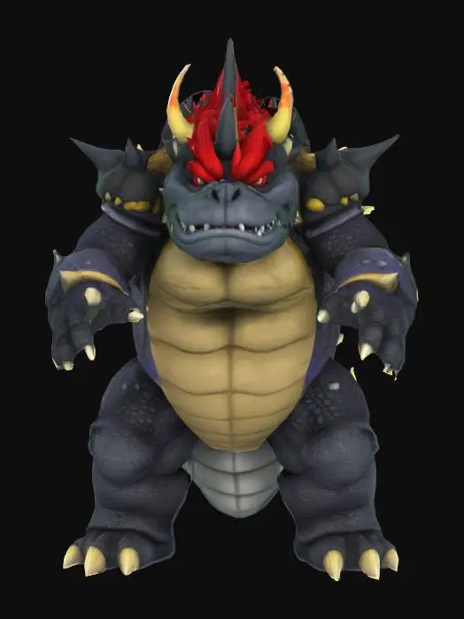 3D model for Dark Bowser