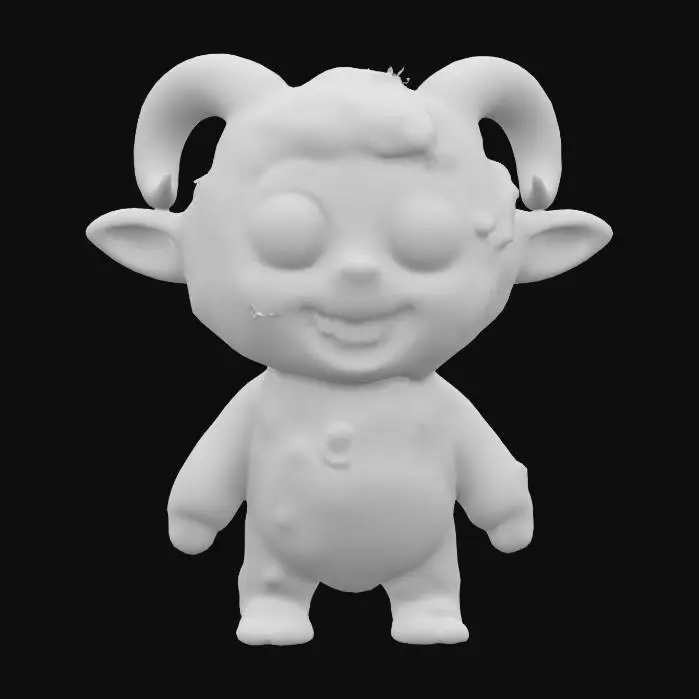 3D model for Create a highly detailed, game-ready 3D model of a Palworld-inspired cartoon-style monster Pal, resembling a fluffy sheep-like creature akin to Lamball (Paldeck #001), optimized for Unity’s Universal Render Pipeline (URP). The Pal should embody Palworld’s vibrant, semi-stylized aesthetic—cute, quirky, and slightly whimsical with smooth, rounded shapes and colorful details. The design must be original, avoiding direct copying, but capture the essence of a small, woolly creature with big eyes and a friendly demeanor. The asset must be flawless, with no mesh errors, texture seams, or rigging issues, suitable for a creature-collecting survival game