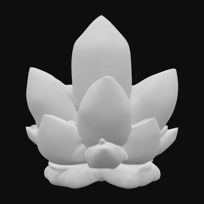 3D model for cartoon-style glowing crystal shard, magical fantasy style, clean centered design, no text, no background