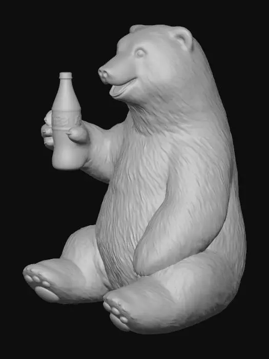3D model for Coca-Cola Bear