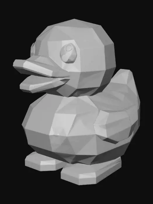 3D model for Low-Poly Rubber Duck