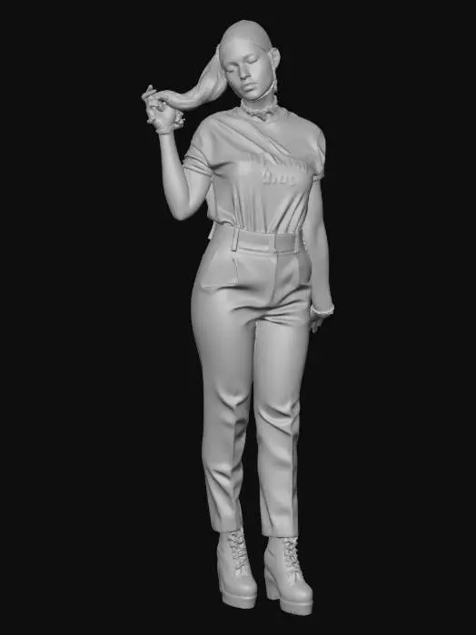 3D model for SKYND in ROCK'N'ROLL shirt