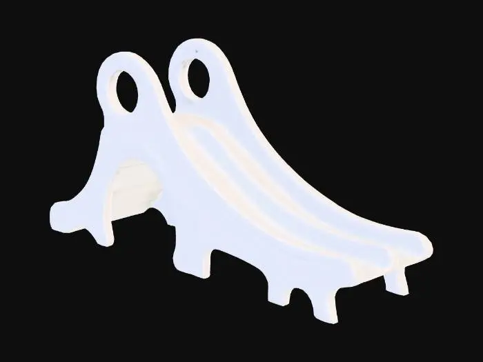 3D model for A white plastic children's slide