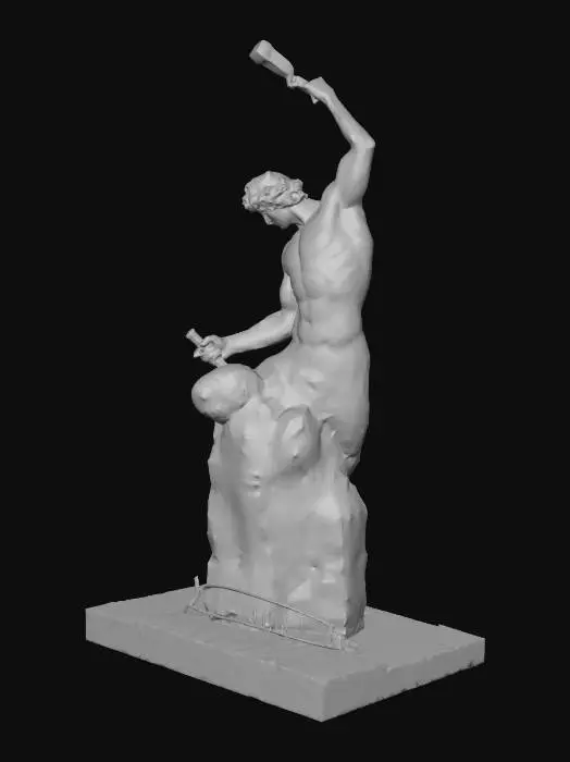 3D model for Sculptor in Action