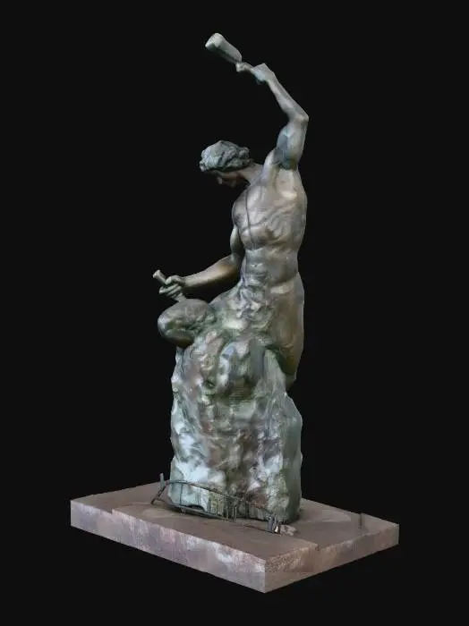 3D model for Sculptor in Action