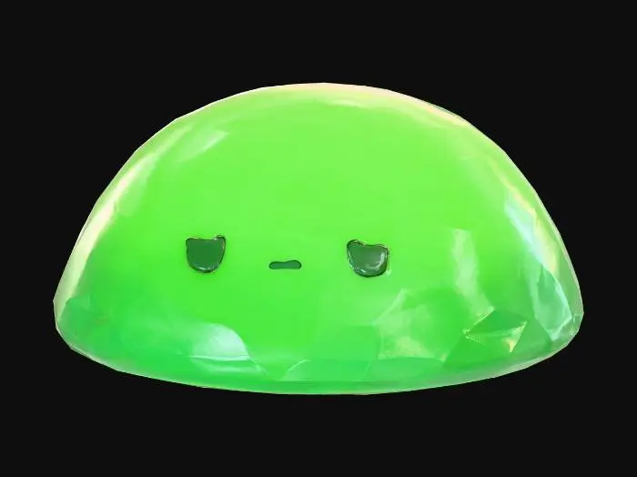 3D model for Green Jelly Slime