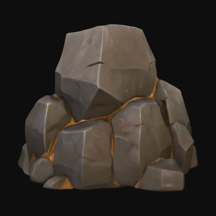 3D model for Iron Ore Node