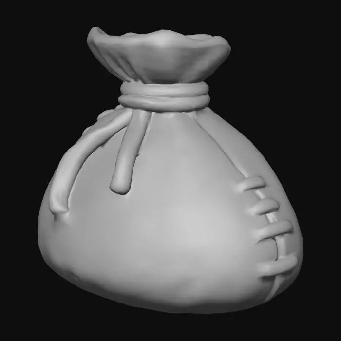 3D model for Green Treasure Pouch