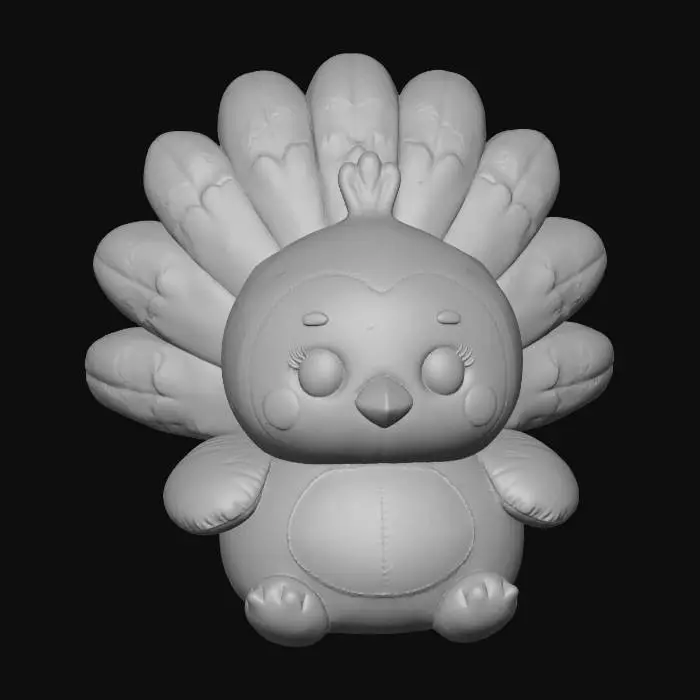 3D model for Autumn Cuddle Turkey