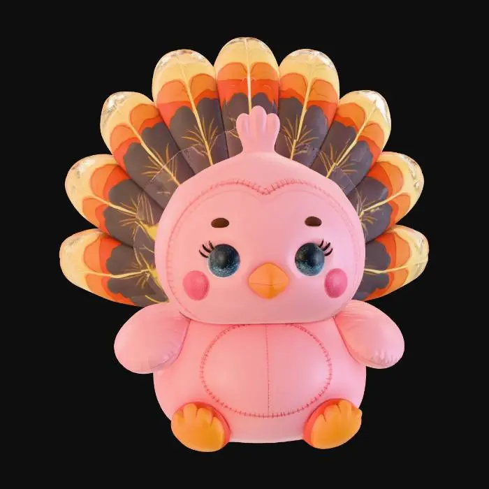 3D model for Autumn Cuddle Turkey