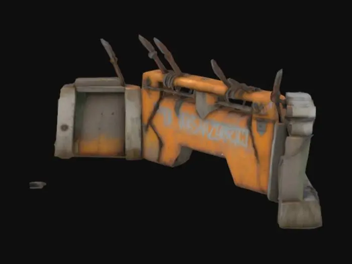 3D model for Defensive Barrier Construction